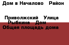 Дом в Началово › Район ­ Приволжский › Улица ­ Рыбкина › Дом ­ 18 › Общая площадь дома ­ 76 › Площадь участка ­ 369 › Цена ­ 1 500 000 - Астраханская обл. Недвижимость » Дома, коттеджи, дачи продажа   